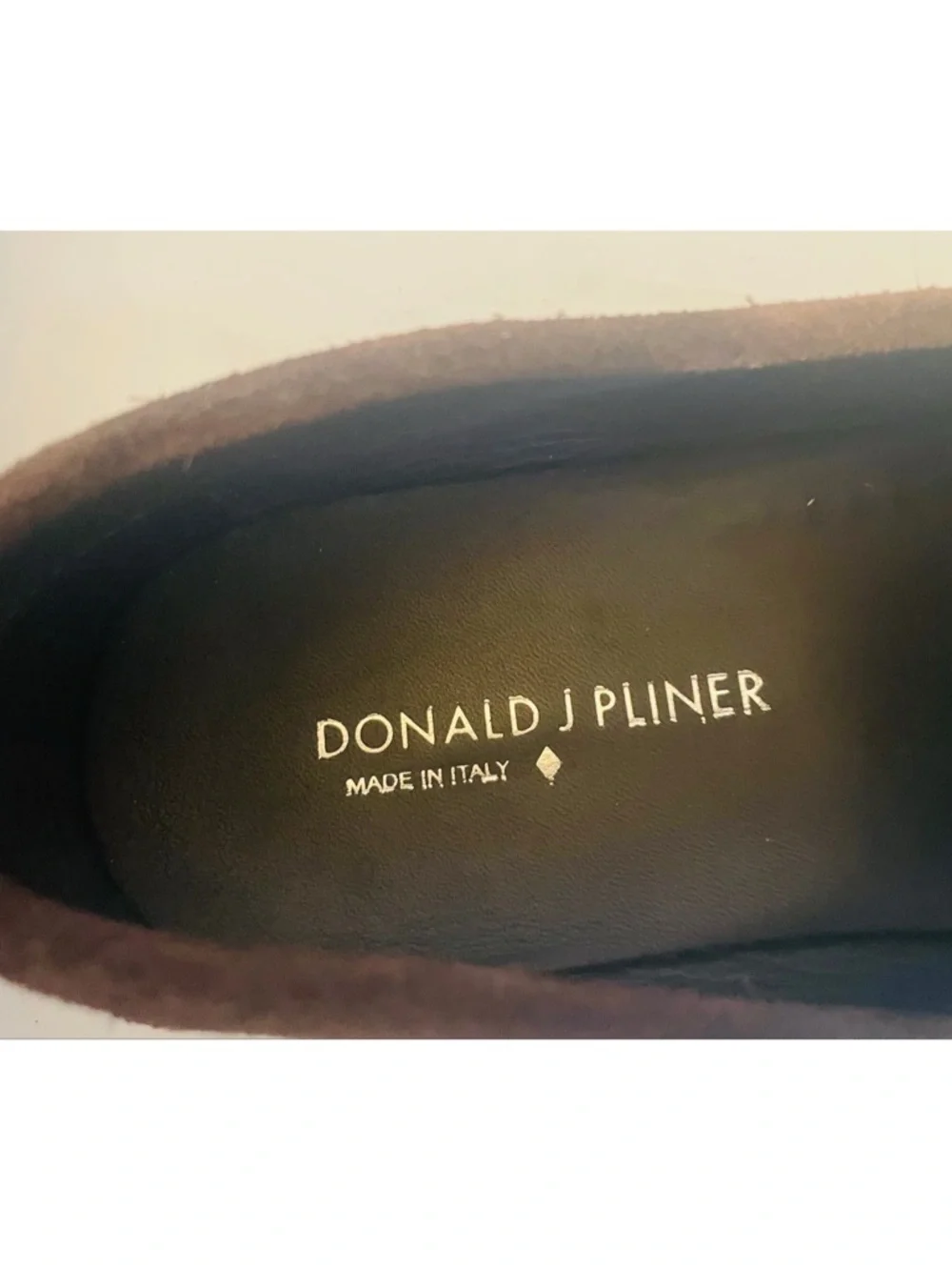Donald J. Pliner Men's Dark Brown Suede Bit Loafers Size 10M - Picture 2 of 13